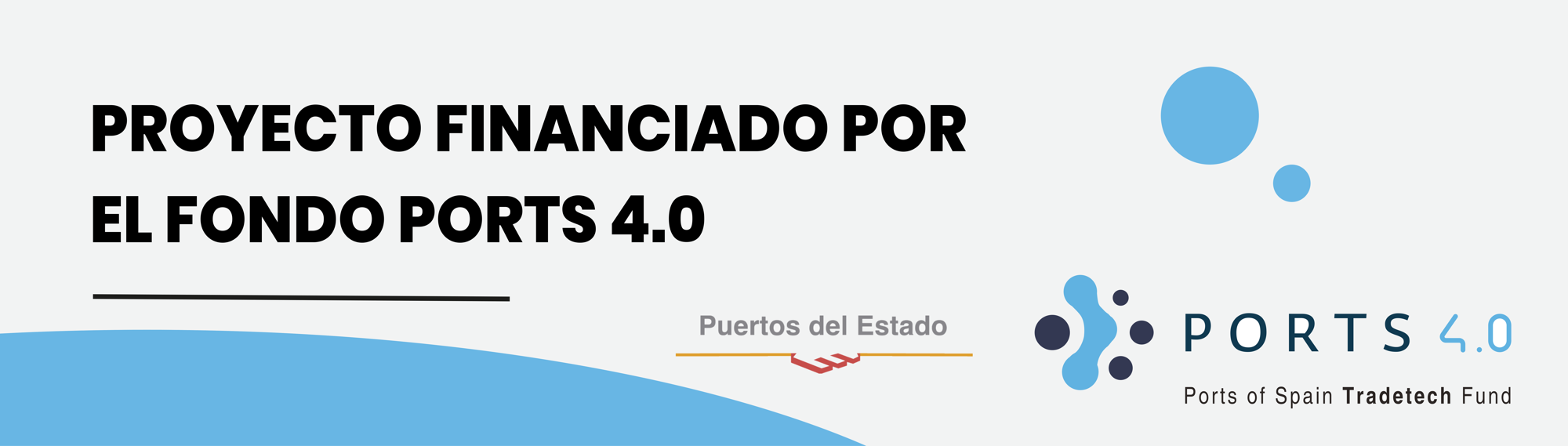 Proyecto financiado por el Fondo Ports 4.0 — Puertos del Estado, Gobierno de España, Ministerio de Transportes y Movilidad Sostenible
